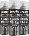 JENOLITE 3 x Aluminium Anti Seize - High Temperature Resistant Water Resistant Durable Lubrication - 3 x 400ml