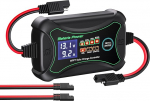 10A MPPT p&auml;ikese laadimiskontroller, Bateria Power 12 Volt intelligentne kaasaskantav p&auml;ikesepaneelide kontroller p&auml;ikesekontroller koos LCD-ekraaniga ja LED-ekraaniga geel AGM plii hapete, LiFePO4, liitium akude jaoks