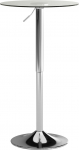 Flash Furniture Glass Table Round Height Adjustable 27.5" (Reguleeritav vahemik 33.5" - 41")