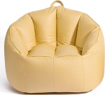 ArtsPavilion Kreative Freizeit Kleine Wohnung Stoff Faule Diivan, Single Balkon Schlafzimmer Kleines Diivan Bohnenbeutel Diivan Kollane