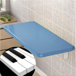 Schwebender, an der Wand montierter Klapptisch f&uuml;r kleine R&auml;ume, Verstellbarer K&uuml;chen-/Esstisch in Mehreren Gr&ouml;&szlig;en mit Einer maximalen Tragkraft von 100 kg/220,5 lb, ideal f&uuml;r Schlafzimmer,