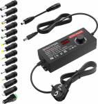 SHNITPWR universaalne toiteallikas 9V ~ 36V 4A 144W DC 9V 12V 14V 19V 24V 30V 36V Reguleeritav AC DC adapter 5.5x2.5mm 14 otsaga CCTV kaamera k&otilde;larile