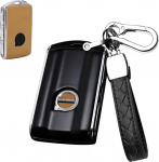 HIBEYO Smart Key Case Sobib Volvo ABS auto v&otilde;tmekarbi kaitsekate Volvo S80 S90 XC40 XC90 V90 V70 C30 (ainult Keyless Go) v&otilde;tmekarbi kaugjuhtimispuldi v&otilde;tmefoorum must
