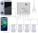 LYONGTECH Battery Charger for DJI Mini 4/3 Pro, Mini 3 Drone, 6 in 1 Parallel Battery Charger Hub, Charging Battery Charging Station Accessories