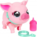 Little Live Pets - My Pet Pig, Soft and Jiggly Interactive Toy Pig That Walks, Dances and Nuzzles. 20+ Sounds & Reactions. Batteries Included. for Kids Ages 4+, Pink