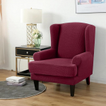 PETCUTE Wingback Chair Cover Stretch Armchair Covers Armchair Cover for Wing Chair