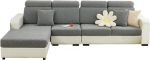Mingfuxin Universal Sofa Cover, Stretch Couch Cushion Slipcovers Replacement, Wear-Resistant Anti Slip Spandex L Shaped Chaise Lounge Sectional Sofa Seat Covers Slipcovers Furniture Protector