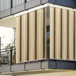 Premium p&auml;ikesevarju purje r&otilde;dule, terrassile v&otilde;i verandale - v&auml;ljas p&auml;ikesevarju r&otilde;ngaste ja konksudega - kvaliteetne kangas, UV-kindel ja ilmastikukindel (XL)