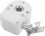 Yardwe 2 x Markiiside tarvikud, Markiisimootori asendamine, Markiisi ajami ratas, varikatuse tarvikud, markiisikruvi, markiisi kruvi, markiisivarustus, valge, alumiinium sulamist