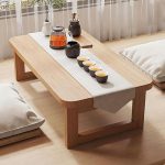 Tatami laud elutuppa, Jaapani madal laud, kaasaegne jaapani madal kokkupandav kohvilaud, massiivne konstruktsioon, ruumi s&auml;&auml;stev, elutuppa, kontorisse