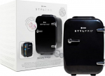 Stylpro Mini Beauty Refrigerator Black - 4L nahahoolduse k&uuml;lmik seerumite, kreemide, maskide ja k&uuml;&uuml;nelaki jaoks - jahutus- ja kuumutusrežiimid - vaikne, kompaktne, &ouml;kopakend - UK & EU pistik - ideaalne