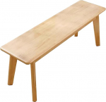 Sissep&auml;&auml;supink, s&ouml;&ouml;gitoapink t&auml;ispuidust, &uuml;mardatud nurgaga jalutuspink, puidust pink siseruumides, sissep&auml;&auml;sualale, elutuppa (naturaalne, 120 cm / 47.2 tolli)