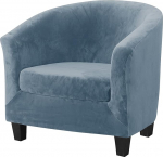 Mingfuxin Velvet toolikatted vannidele, uuendatud 2 in 1 Stretch tugitooli diivanil Slipcover koos padjakattega, libisemisvastased klubi &auml;mbritoolid, diivan diivanikatted, Slipcovers