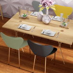 Komplekt 4 s&ouml;&ouml;gitoa tooli, plastist toolid, s&ouml;&ouml;gitooli, elutoa toolid, toolid s&ouml;&ouml;gitoale, plastist, sobivad s&ouml;&ouml;gitoale, elutuppa, must, hall, kollane, roheline.