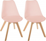 Baya Atmosphera Skandinaavia stiilis toolid (2, Puuderroosa, L)