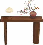 Kitsas konsoollaud, k&otilde;rvallaud, koridorilaud, v&auml;ike n&auml;itusepink, diivanilaud, puidust sissep&auml;&auml;sulaud, konsoollaud elutuppa, koridori, magamistuppa, esikusse (pruun, 100 cm / 39 tolli)