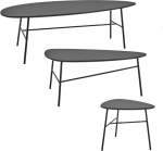 Magalie laud V&auml;rv valge, Suurus 57,5 x 131 cm