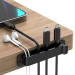 Liimiklambrid kontorikaablile, telefoni laadimiskaablile, kaablijuhtimine, vastupidav, tugev, kontorisse, koju ja autosse, 5 tk (must)