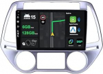 [6G + 128G] IPS 9-tolline Android 15 autoraadio Hyundai I20 2008-2011 jaoks koos Navi Octa Core'iga [Sisseehitatud CarPlay/Android Car/DSP/Mirror Link/GPS Navi/360 Camera/Bluetooth 5.0/WiFi/USB