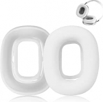 Aiivioll Silikoonist k&otilde;rvapadjad Cover Kaitsja Max k&otilde;rvaklappide padjad, pestavad higistavad k&otilde;rvapadjad katted Max traadita k&otilde;rvaklappide tarvikud Kaitsvad padjad (valge)