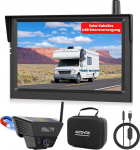 AUTO-VOX juhtmevaba p&auml;ikesemagnetiline tagurduskaamera: 5-tolline 1080P monitor, 115 m raadius haagissuvilatele, veoautodele, autodele, haagissuvilatele, haagissuvilatele.