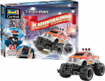 Revell advendikalender RC Truck I RC advendikalender I Kaugjuhitav veoauto kokkupanek 24 p&auml;eva jooksul I advendikalender poistele, t&uuml;drukutele ja t&auml;iskasvanutele alates 10 aastast I kingitus j&otilde;uludeks