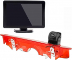 4,3-tolline TFT LCD monitor + 3. piduritulega piduritulega auto katuse tagurduskaamera tagurduss&uuml;steem Renault Kangoo II 2007-2021/Mercedes Benz Citan Tourer W415 Micro Camper 2012-2021 jaoks