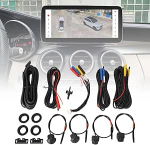 360&deg; auto panoraamkaamera, autokaamera paremal vasakul ees tagumine panoraamvaade, lindude vaade, panoraamvaade bussile, veoautole, poolhaagisele, veoautole, haagissuvilale (1080P)