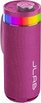 JLab Go Party kaasaskantav Bluetooth-k&otilde;lar 16H+ aku kestvusega - 10W juhtmevaba RGB valguse ja laborikvaliteediga k&otilde;lar, IP56 veekindel, Mulberry