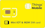 Mini SIM-kaart - Things Mobile - &uuml;lemaailmne leviala ja mitme teenusepakkuja v&otilde;rk GSM/2G/3G/4G. P&uuml;sikulud puuduvad, kehtivusaeg ei l&otilde;pe ja hinnad on konkurentsiv&otilde;imelised. 10 eurot krediiti sisaldub