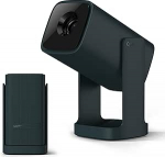 WANBO Cube 1 Smart Mini projektor Android TV/Netflix, 360&deg; p&ouml;&ouml;ratav, objektiivi kaitse, 200 ISO, CEC, 2.4G+5G WiFi Bluetooth, 28dB, kaasaskantav kodukino v&auml;liprojektor, tumeroheline