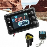 Lisak&uuml;tteseadme LCD-puldi kaugjuhtimispult, TOTMOX 12 V auto tuuleklaasi soojendaja kontroller 4 nupuga kaugjuhtimispuldiga, universaalne lisak&uuml;tteseade auto diisel&otilde;hu soojendajale