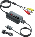 Kirolle HDMI-lt RCA konverteri kaabel, HDMI-lt komposiit AV CVBS adapter, HD-lt RCA komposiit AV konverterile