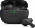 JBL Wave Beam juhtmevabad IP54 ja IPX2 veekindlad k&otilde;rvaklapid - k&auml;ed-vabad k&otilde;ned ja 32-tunnine aku kestvus - mustad