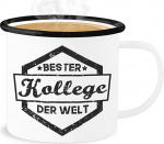 Email Mug Tin Mug - Statement - Bester Kollege der Welt Mug - 300 ml - White Black - Statements Kolleegid Tassid T&ouml;&ouml; Kolleegid Lemmik Kolleegid Lemmik Kolleegid Lemmik Kolleegid
