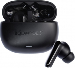 Boompods Echobuds ANC Bluetooth juhtmevabad k&otilde;rvaklapid - aktiivse m&uuml;rasummutusega k&otilde;rvaklapid, 26 tundi m&auml;nguaega, laadimiskarp ja puutetundlik juhtimine, veekindlad spordik&otilde;rvaklapid, mustad