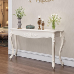 Schmaler Konsolen-Sofatisch, modern, dekorativ, langer Flur-Akzenttisch f&uuml;r Wohnzimmer, Eingangsbereich