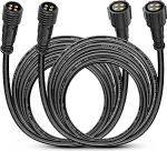 Nilight 2 Pack 10FT 4 Pin RGB kaablijuhe 4 ja 8 Pods Multi Colour Underglow Rock Light Kits Wheel Well Lights pikendusjuhe, 2-aastane garantii