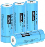 PKCELL aku ICR18500 laetavad akud 3,7 V 1400 mAh taskulampidele p&auml;ikeselampidele, 4 tk (Suurused: 18 x 50 mm, palun p&ouml;&ouml;rake t&auml;helepanu suurusele! Mitte ICR18650!)
