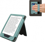 kwmobile &uuml;mbris, mis &uuml;hildub Kobo Clara BW/Clara Colour/Tolino Shine (5) / Shine Colour &uuml;mbris - Flip Case koos k&auml;erihmaga - kunstnahast &uuml;mbris - m&uuml;ndiroheline tumehall