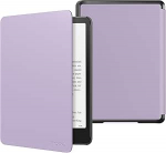 MoKo H&uuml;lle Kompatibel mit 7" Kindle Paperwhite 12th Gen 2024&Kindle Colorsoft Signature Edition 2024, Leichte PU-Schutzh&uuml;lle mit Auto Schlaf/Aufwach PC R&uuml;cken f&uuml;r Kindle Paperwhite 2024, Taro Violett