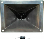 Ciare 1 PT252 Driver Tweeter koos kompressiooniga 12,00 x 9,00 cm 75 Watt RMS ja 200 Watt Max Impedants 8 Ohm Tundlikkus 105 dB House Party + tasuta kondensaator, pakend 1-st