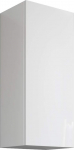 Mama Store Atena Reversible Single Wall Unit in Kit to be Assembled with Push and Pull Opening System, Laminate, Glossy White Lacquered L. 30 x D. 22 x H. 71 cm