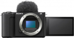 Sony ZV-E10 II Vlogimise kaamera (APS-C) - 4K 60p video, 10-Bit 4:2:2, 26MP, digitaalne stabiliseerimine, reaalajas autofookus, ideaalne vlogimise ja sotsiaalmeedia jaoks.