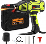 Bonvoisin Portable Hand Welder 220V, 20-200A with IGBT Inverter, Variable Current Setting, with Digital Display, for 1/16"-1/8" (1.6-3.2mm) Welding Rods (EU)