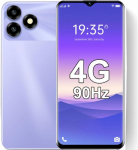 Nutitelefon mobiiltelefon ilma lepinguta, 8GB + 64GB/1TB TF, 90Hz 6.52", 4000mAh nutitelefon ilma lepinguta, Octa Core, 13MP + 5MP, Dual SIM (lilla)