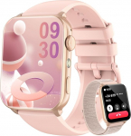 Blackview nutikell naistele, Bluetooth-k&otilde;ne-/k&otilde;neassistent, 1,83-tolline spordikell koos s&uuml;dame l&ouml;&ouml;gisageduse, SpO2 ja unen&auml;gude j&auml;lgimise, 100+ spordirežiimi, aktiivsuse j&auml;lgimise, sammuloenduri, iOS-i ja