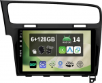 [6G + 128G] IPS 10.1-tolline Android 14 autoraadio VW Golf 7 Golf VII 2012-2020 koos Navi Octa Core'iga [Sisseehitatud CarPlay/Android Car/DSP/Mirror Link/GPS Navi/360 Camera/Bluetooth 5.0/WiFi/USB
