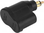 Terisass 12V-24V 3.3A mootorratta Dual USB laadija toiteadapter sigaretis&uuml;&uuml;taja jaoks Hella DIN pistik + DIN Hella Moto, Hella Din sigaretis&uuml;&uuml;taja adapterile
