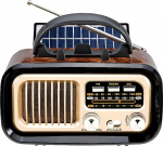 Retro Bluetooth-k&otilde;lar, Vintage AM FM-raadio, kaasaskantav retro raadio Bluetooth-k&otilde;lariga, p&auml;ikesepatarei, kodukontorisse, v&auml;ljas peole, USB-juhtimine